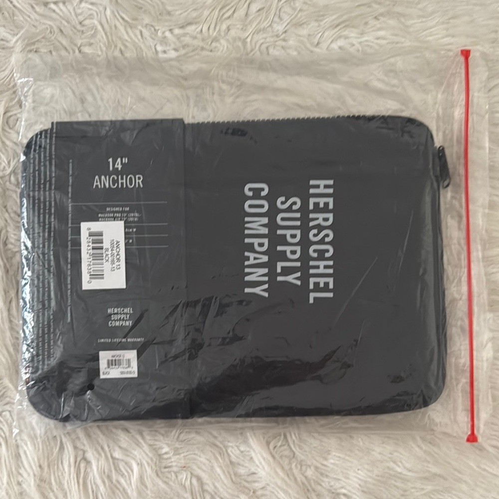 Herschel Supply Company Black Laptop Sleeve